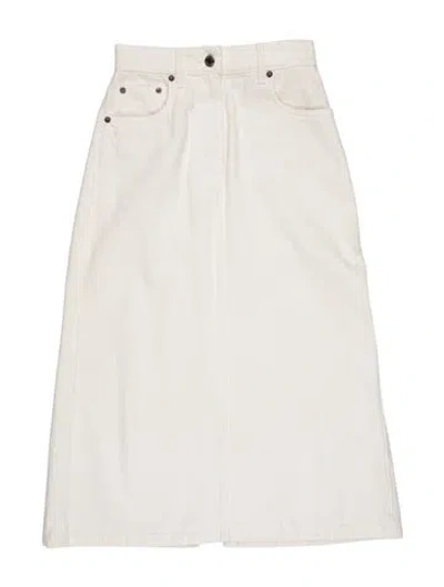 Pre-owned Prada 2023 Knee-length Skirt In White