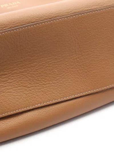 Pre-owned Prada 2023 Leather Tote Bag In 褐色