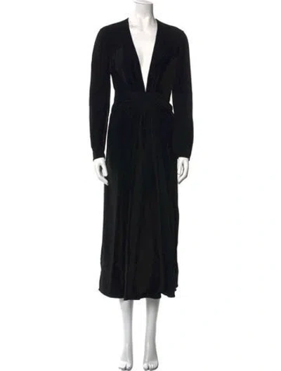 Pre-owned Prada 2023 Long Dress In Black
