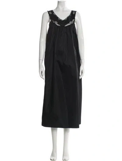Pre-owned Prada 2023 Long Dress In Black