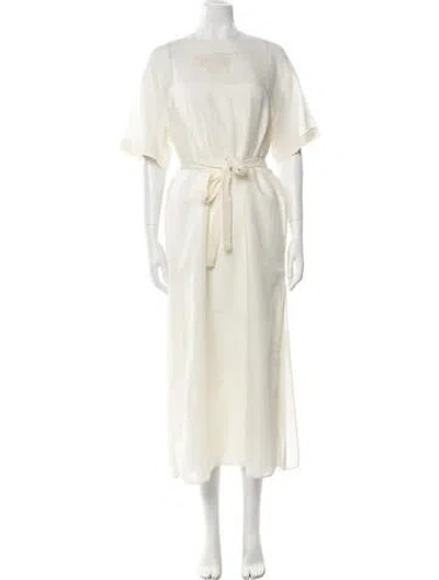 Pre-owned Prada 2023 Long Dress W/ Tags In Neutral