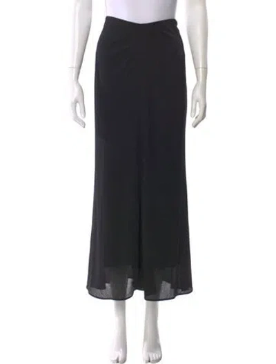 Pre-owned Prada 2023 Midi Length Skirt In Black