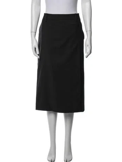 Pre-owned Prada 2023 Midi Length Skirt In Gray