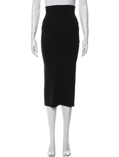 Pre-owned Prada 2023 Midi Length Skirt W/ Tags In Black