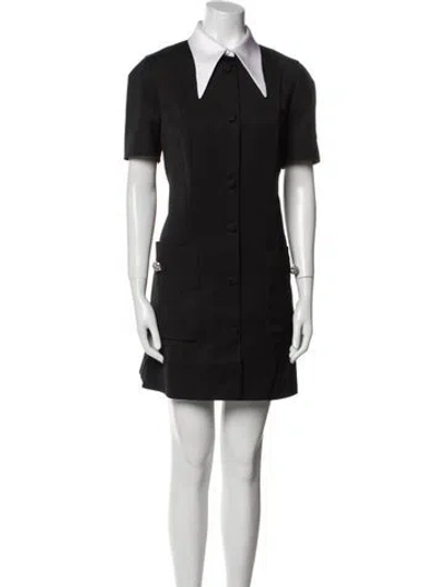 Pre-owned Prada 2023 Mini Dress In Black