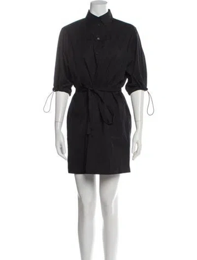 Pre-owned Prada 2023 Mini Dress In Black
