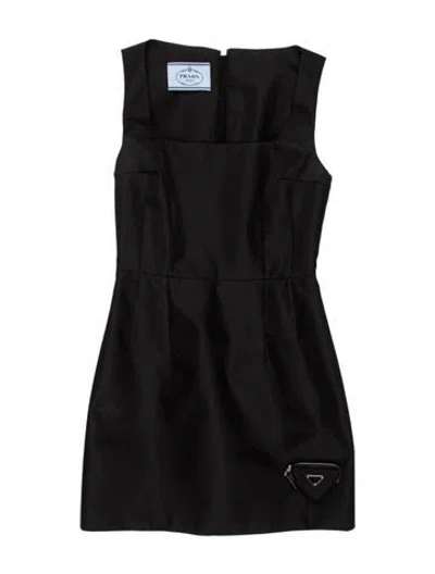 Pre-owned Prada 2023 Mini Dress In Black