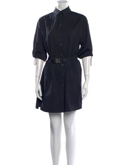 Pre-owned Prada 2023 Mini Dress In Black