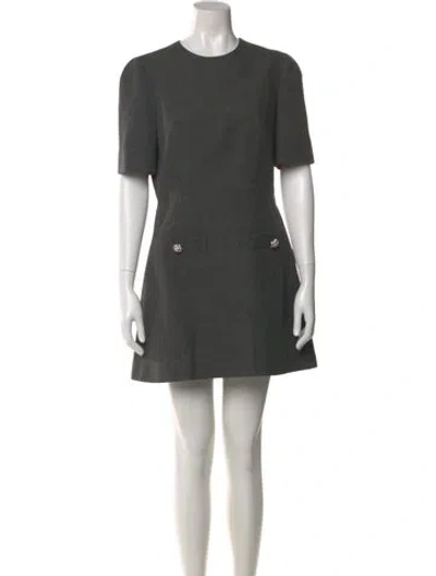 Pre-owned Prada 2023 Mini Dress In Grey