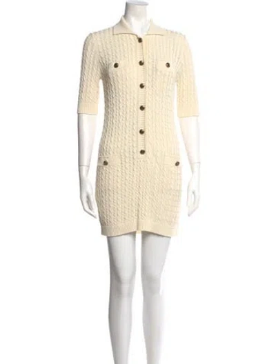 Pre-owned Prada 2023 Mini Dress In Neutral