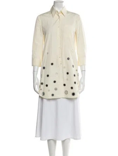 Pre-owned Prada 2023 Mini Dress In Neutral