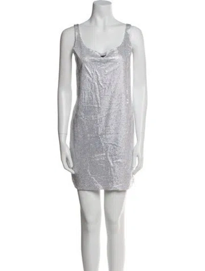 Pre-owned Prada 2023 Mini Dress In White