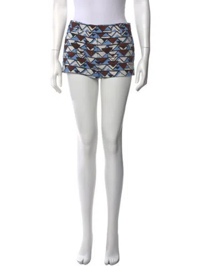 Pre-owned Prada 2023 Mini Shorts In Blue