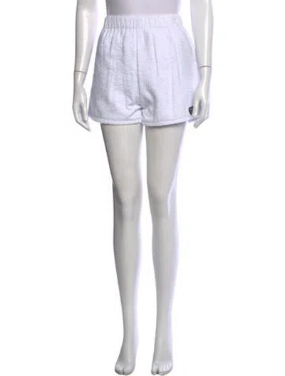 Pre-owned Prada 2023 Mini Shorts In White