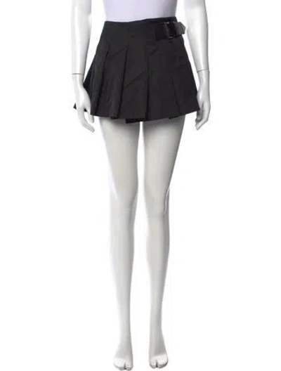 Pre-owned Prada 2023 Mini Skirt In Black