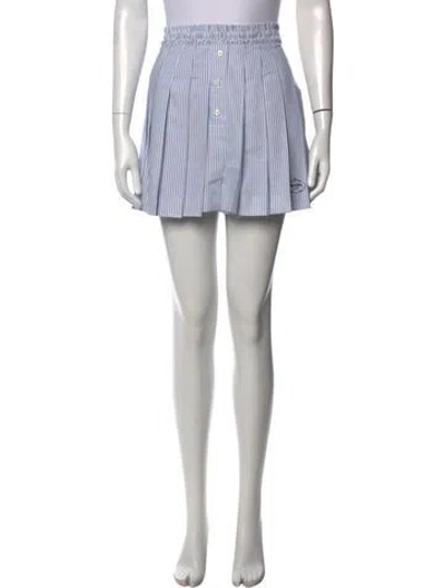 Pre-owned Prada 2023 Mini Skirt In Blue