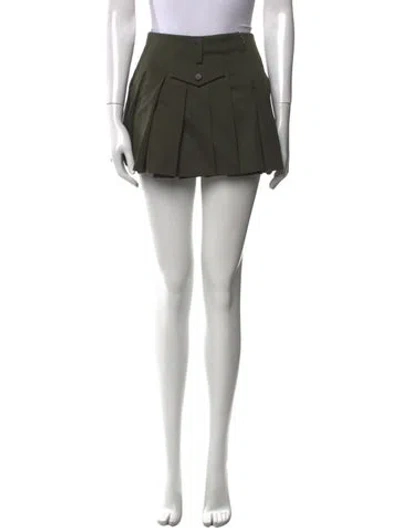 Pre-owned Prada 2023 Mini Skirt In Green