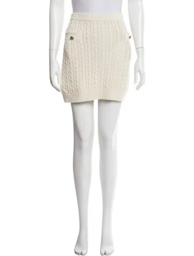Pre-owned Prada 2023 Mini Skirt In Neutral