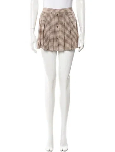 Pre-owned Prada 2023 Mini Skirt In Neutral