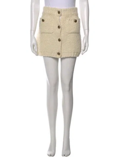Pre-owned Prada 2023 Mini Skirt In Neutral