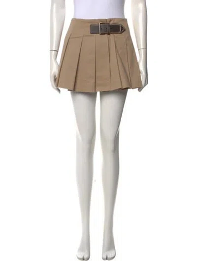 Pre-owned Prada 2023 Mini Skirt In Neutral