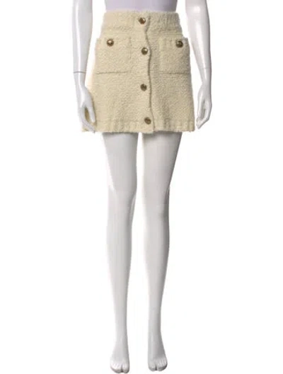 Pre-owned Prada 2023 Mini Skirt In Neutrals