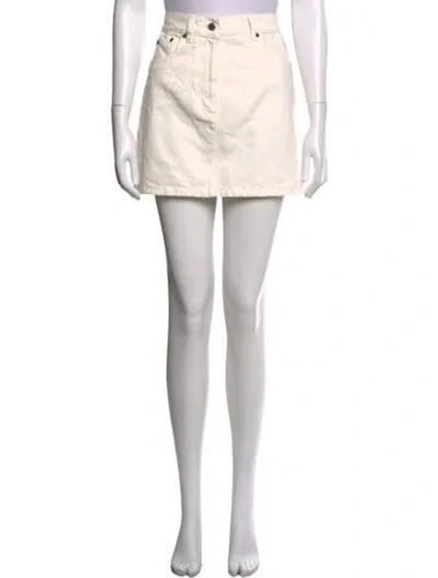 Pre-owned Prada 2023 Mini Skirt In Neutrals