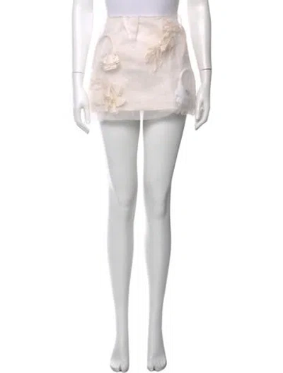 Pre-owned Prada 2023 Mini Skirt In Neutrals