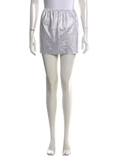 Pre-owned Prada 2023 Mini Skirt W/ Tags In White