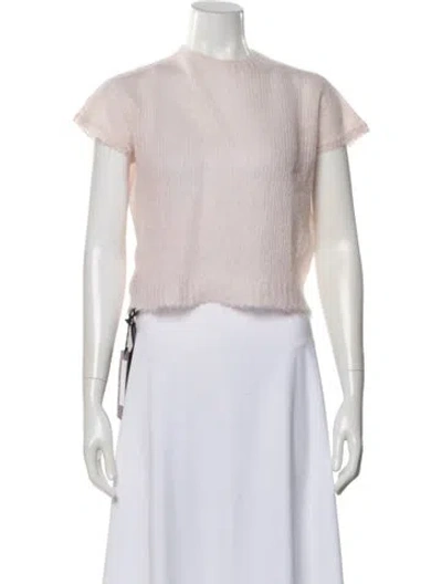 Pre-owned Prada 2023 Mohair Sweater W/ Tags In Pink