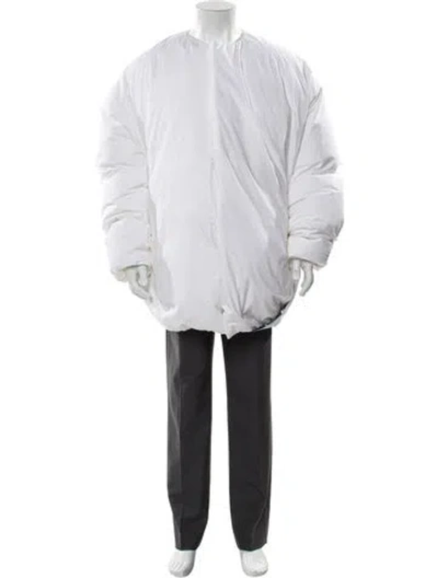 Pre-owned Prada 2023 Puffer Coat W/ Tags In White
