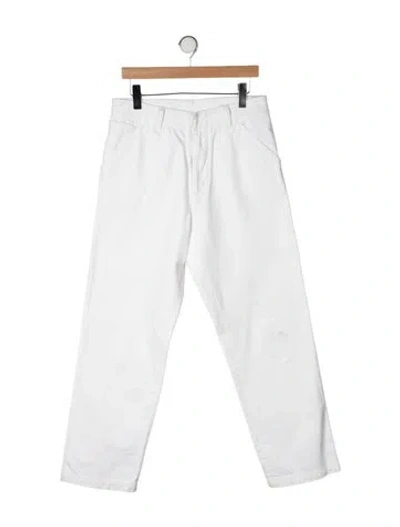 Pre-owned Prada 2023 Relaxed Fit Jeans In White