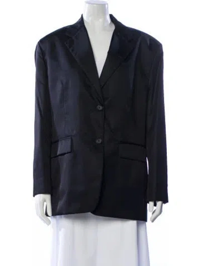 Pre-owned Prada 2023 Re-nylon Blazer W/ Tags In Black