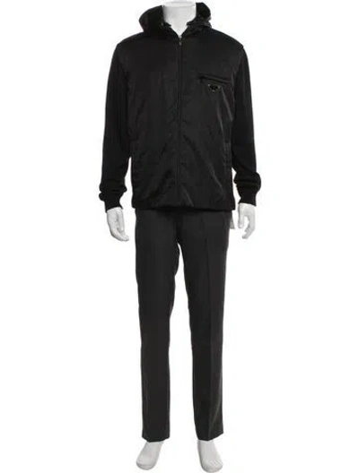 Pre-owned Prada 2023 Re-nylon Parka In Black