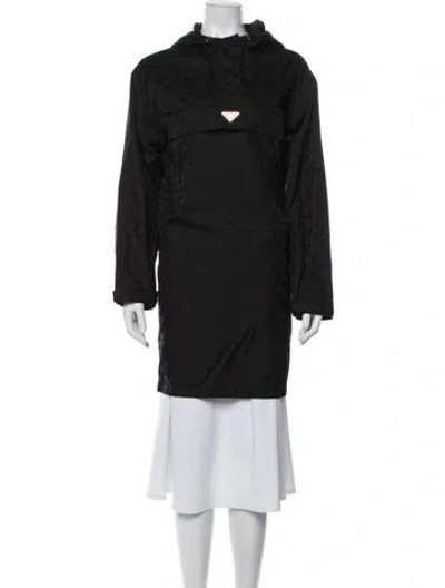 Pre-owned Prada 2023 Re-nylon Parka In Black