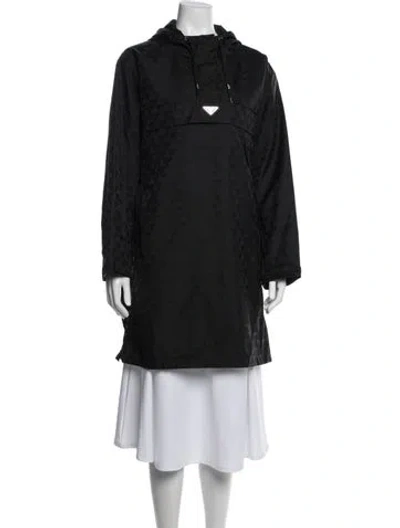 Pre-owned Prada 2023 Re-nylon Parka In Black