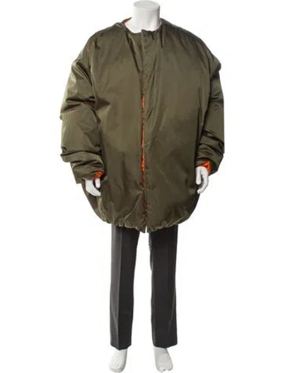 Pre-owned Prada 2023 Re-nylon Parka W/ Tags In Green