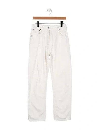 Pre-owned Prada 2023 Straight Leg Jeans In White