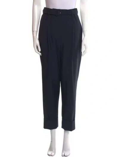 Pre-owned Prada 2023 Straight Leg Pants In Blue