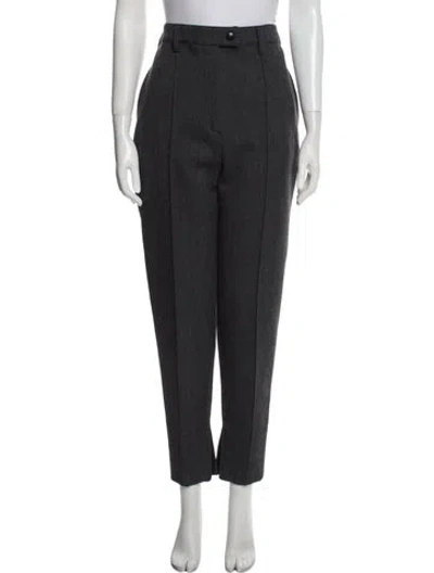 Pre-owned Prada 2023 Straight Leg Pants In Gray