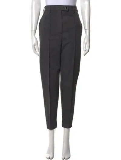 Pre-owned Prada 2023 Straight Leg Pants In Grey