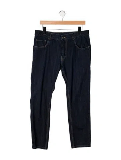 Pre-owned Prada 2023 Straight-leg Jeans In Black