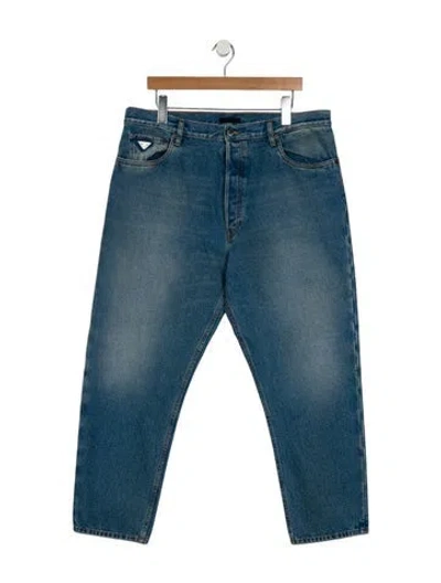 Pre-owned Prada 2023 Straight-leg Jeans In Blue