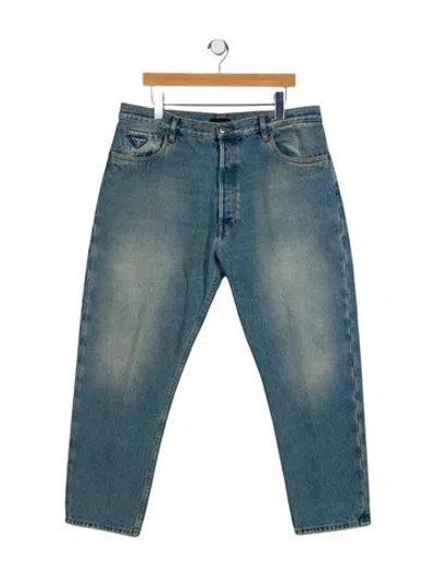 Pre-owned Prada 2023 Straight-leg Jeans In Blue