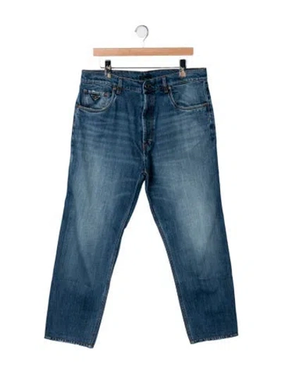 Pre-owned Prada 2023 Straight-leg Jeans In Blue