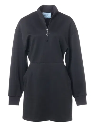 Pre-owned Prada 2023 Sweat Dress In Black