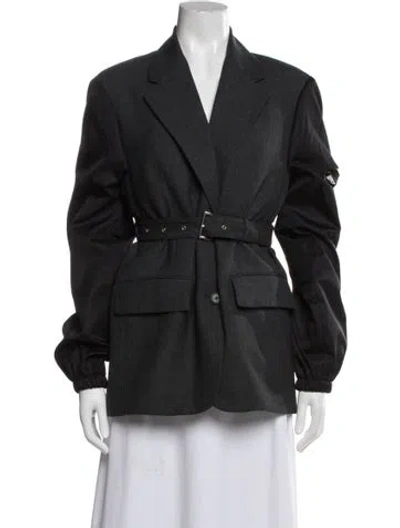 Pre-owned Prada 2023 Virgin Wool Blazer In Multi