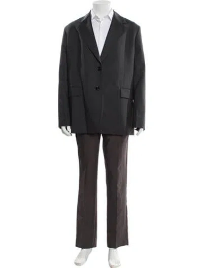 Pre-owned Prada 2023 Virgin Wool Blazer W/ Tags In Gray
