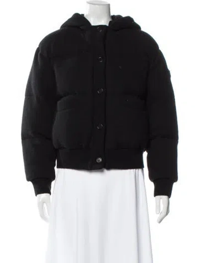 Pre-owned Prada 2023 Virgin Wool Down Jacket In Black