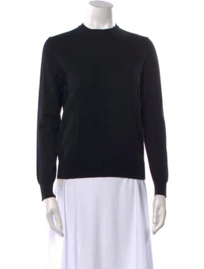 Pre-owned Prada 2023 Virgin Wool Sweater In Black